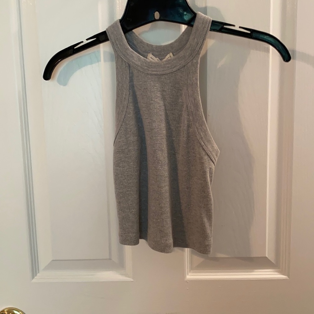 Super cute crop top (grey)